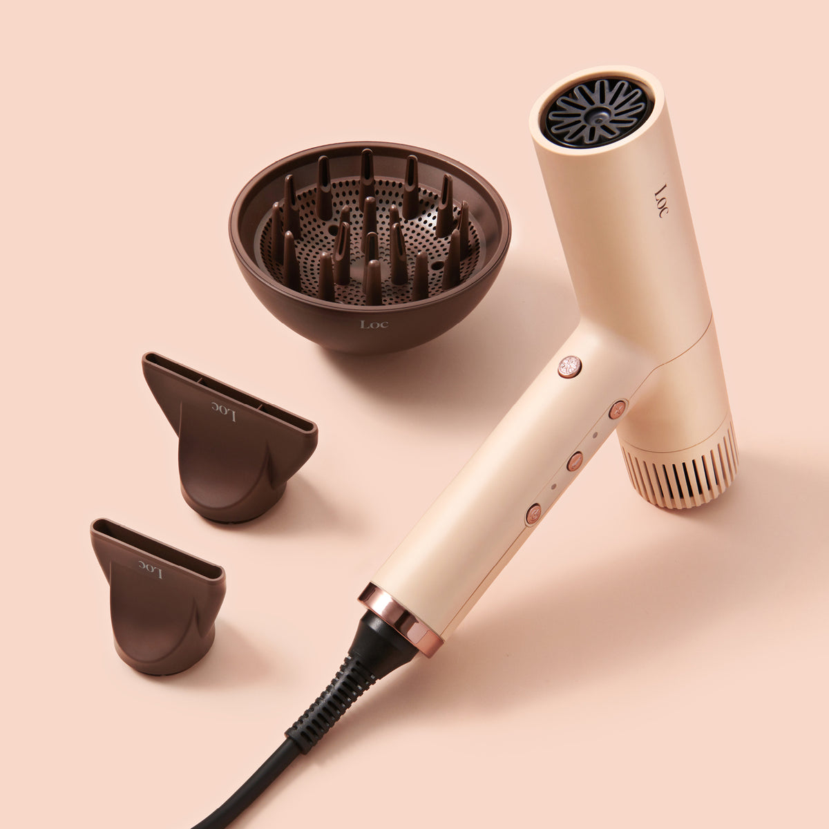 LOC Power IQ Dryer - Cream